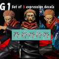 G1 Set of 5 expression decals